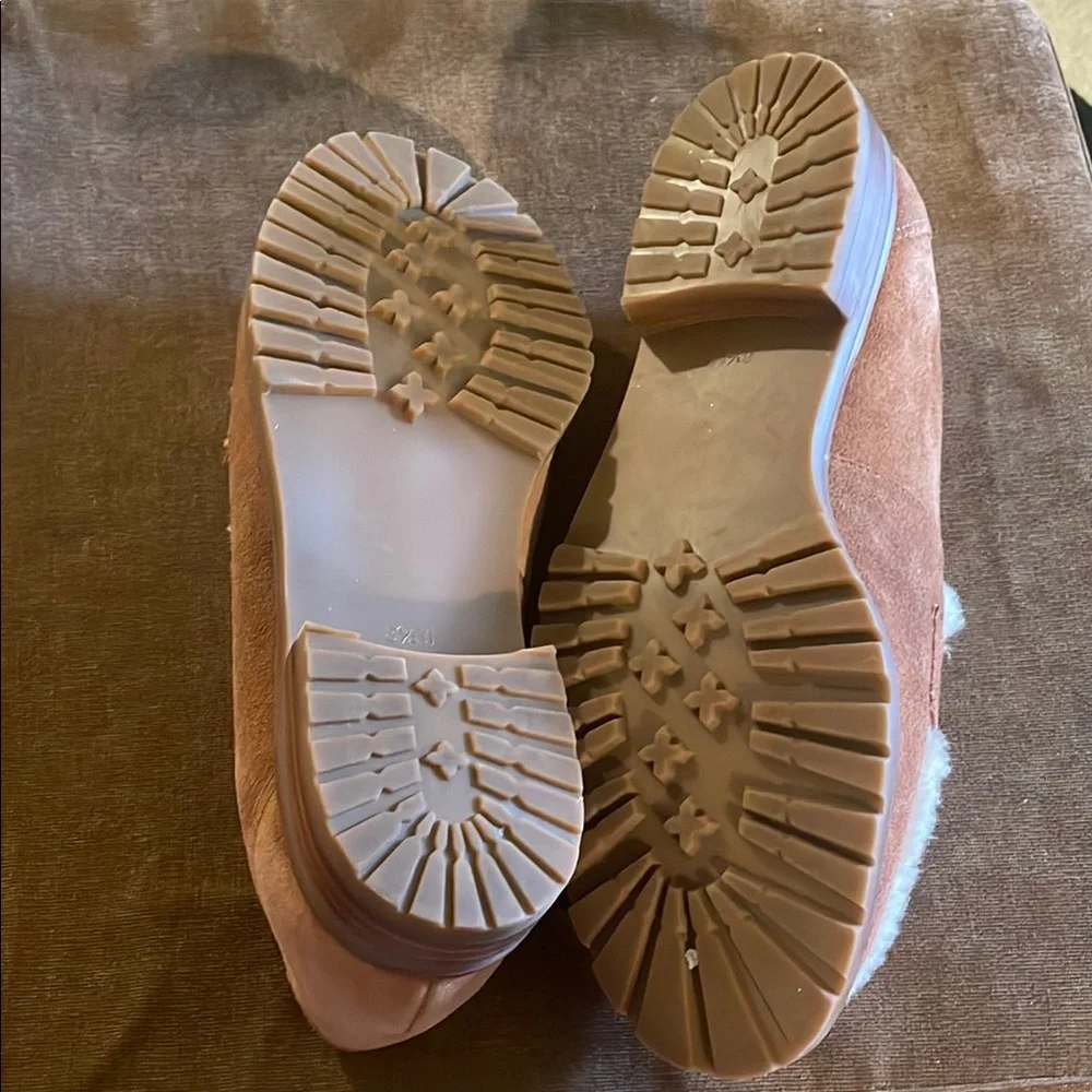 Talbots Cassidy Sherpa Suede Loafers - Picture 7 of 8